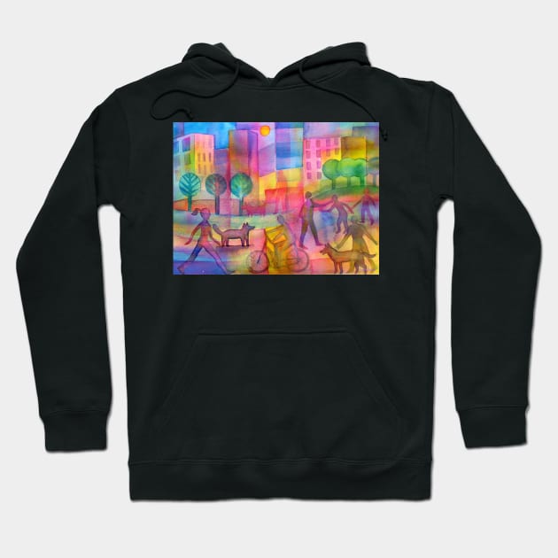 Lala-land ( Rainbow Land ) Hoodie by karincharlotte